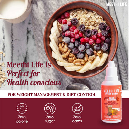 Zero Calorie Sugar Replacement Drops