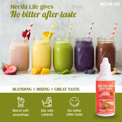 Zero Calorie Sugar Replacement Drops
