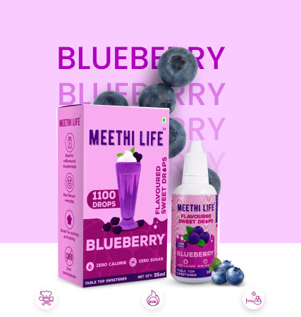 Blueberry Flavoured Sweet Drops, Zero Calorie, Zero Sugar