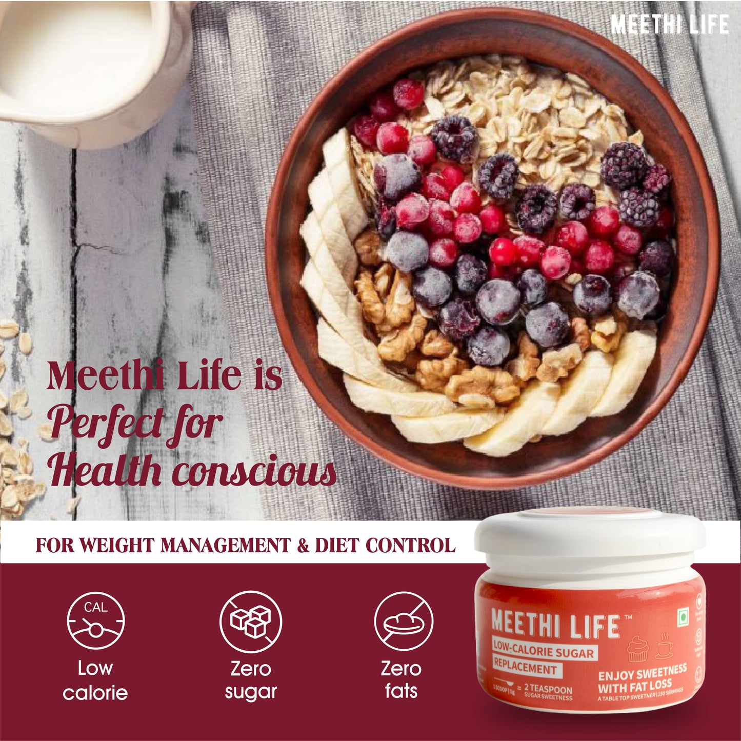 Low-Calorie Sugar Replacement, 150 grams