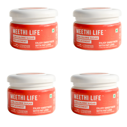 Pack 4 Low-Calorie Sugar Replacement, 150 grams