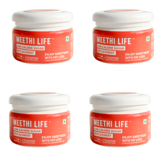 Pack 4 Low-Calorie Sugar Replacement, 150 grams