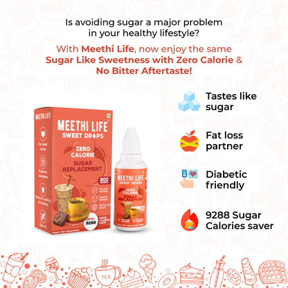 Zero Calorie Sugar Replacement Drops